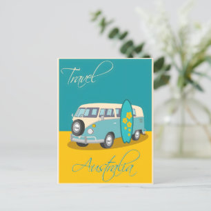 Australisches Vintage-Poster Postkarte