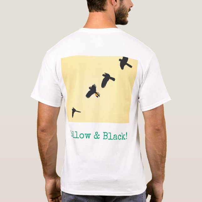 Australisches Vogel-Druck T-Shirt (Rückseite)