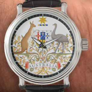 Australisches Wappen auf einem Armbanduhr