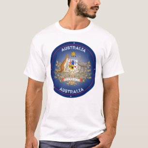 Australisches Wappen Kreisform T-Shirt