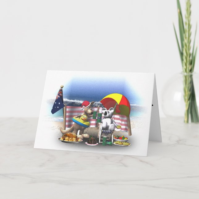 Australisches Weihnachten auf dem Strand (Vorderseite)