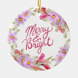 Australisches Weihnachtsbotanicals Keramik Ornament