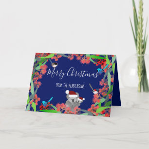 Australisches Weihnachtsgebäck Karte