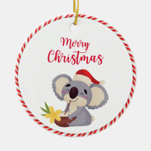 Australisches Weihnachtsgeschenk Niedlich Koala Dr Keramik Ornament