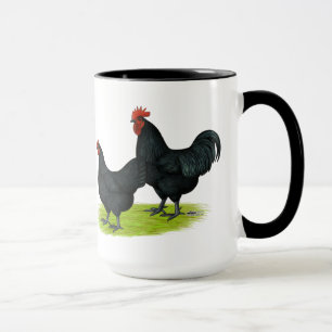 Australorp schwarze Hühner Tasse