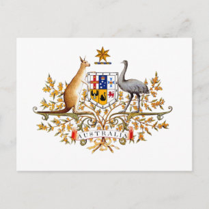 austran coat of arms postkarte