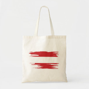 Austria Flag Brush Art Tragetasche