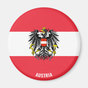 Austria Flag Charming Patriotic Magnet