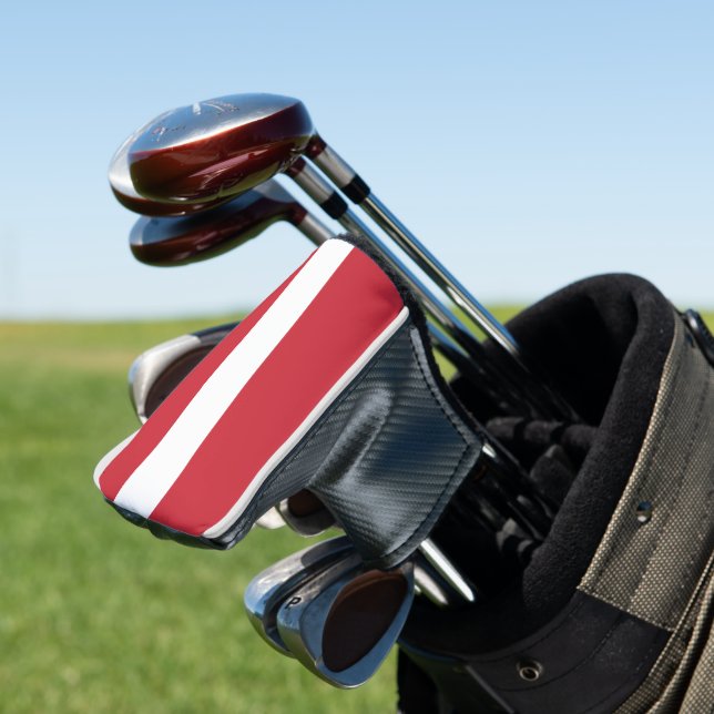 Austria flag golf headcover (In Situ)