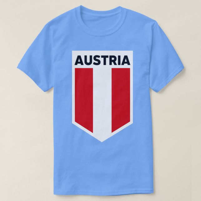Austria Flag Logo T-Shirt (Design vorne)