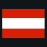 Austria Flag Poster<br><div class="desc">Austria Flag Poster</div>