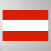 Austria Flag Poster