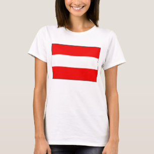 Austria Flag x Map T - Shirts