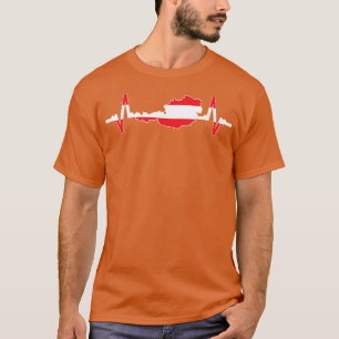 Austria heartbeat Zuhause Tradition Stolz T-Shirt