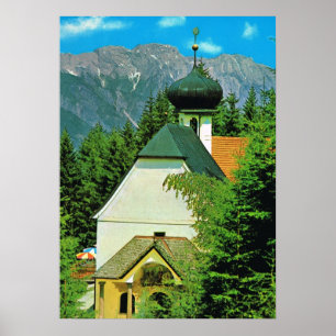 Austria, Heligewasser Church,  Grossglockner Poster