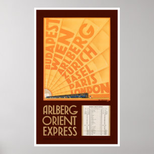 Austria Vintage Travel Poster Restored