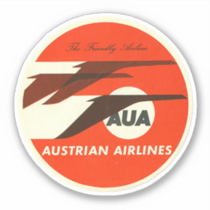 Austrian Airways Aviation Sticker