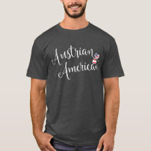 Austrian American Entwinted Hearts Tshirt