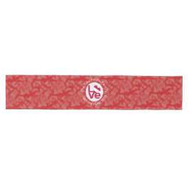 Austrian Flag Heart Red LIEBE Mittelgroßer Tischläufer