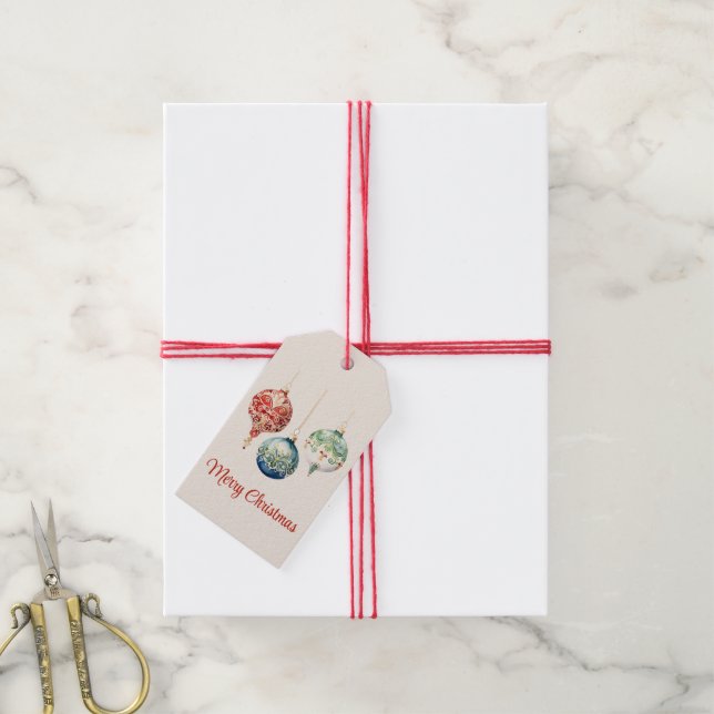 Austrian Joy | Frohe Weihnachten | INDIVIDUELLE NA Geschenkanhänger (Mit Garn)