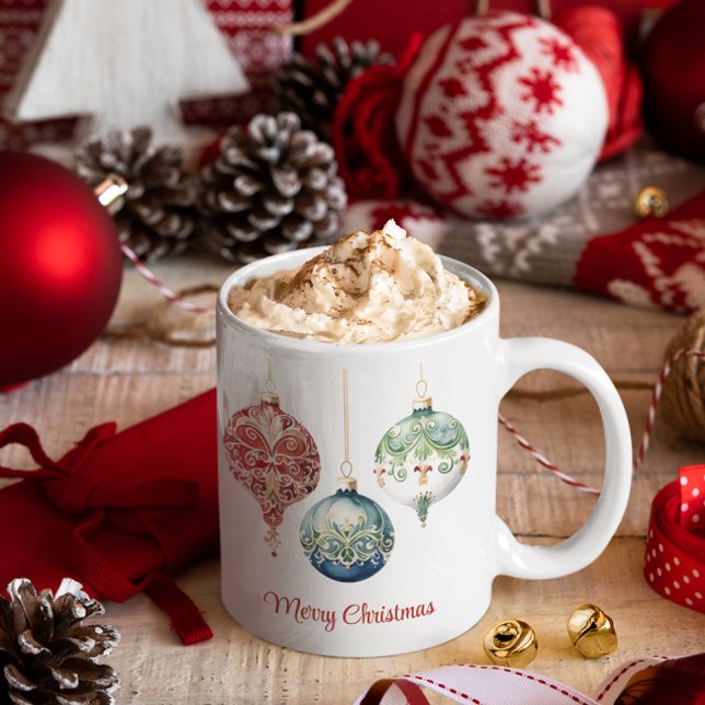 Austrian Joy | Frohe Weihnachten | Ornamente Kaffeetasse (Von Creator hochgeladen)