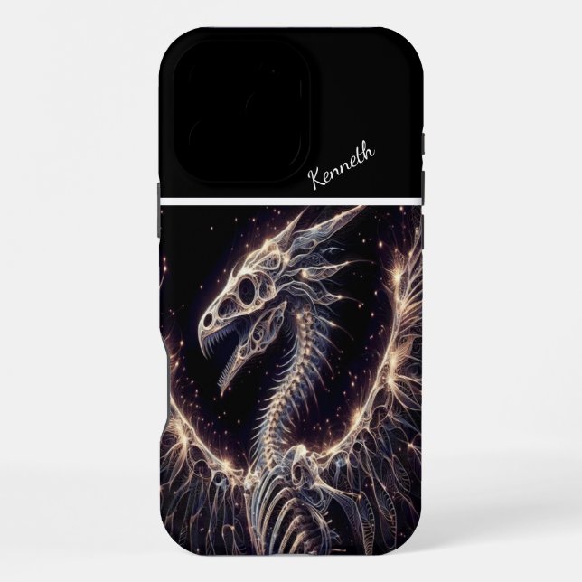 Austroraptor Cosmic Dragon's Aufstieg iPhone Hülle (Rückseite)