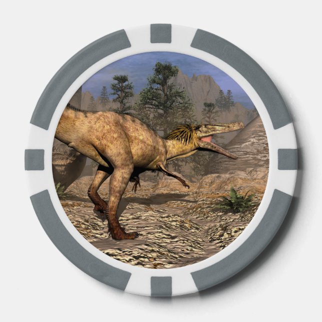 Austroraptor Dinosaurier Pokerchips (Vorderseite)