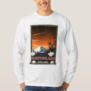 Austurland-Reisemposter T-Shirt