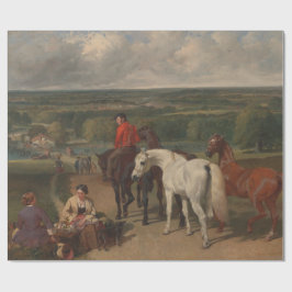 Ausübung der Königspferde (Equine Art) Geschenkpapier
