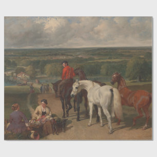 Ausübung der Königspferde (Equine Art) Geschenkpapier