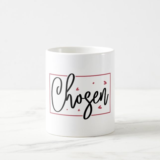 Auswahl Christlicher Tasse mit Red Heart Design (Mittel)