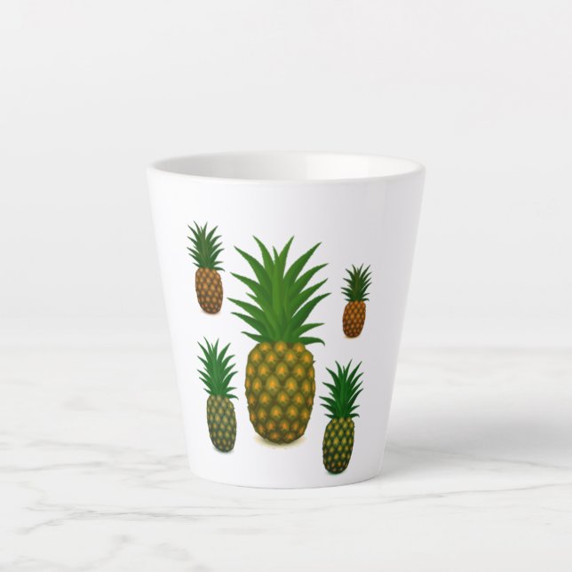 Auswahl der Ananas Latte Tasse (Vorderseite)