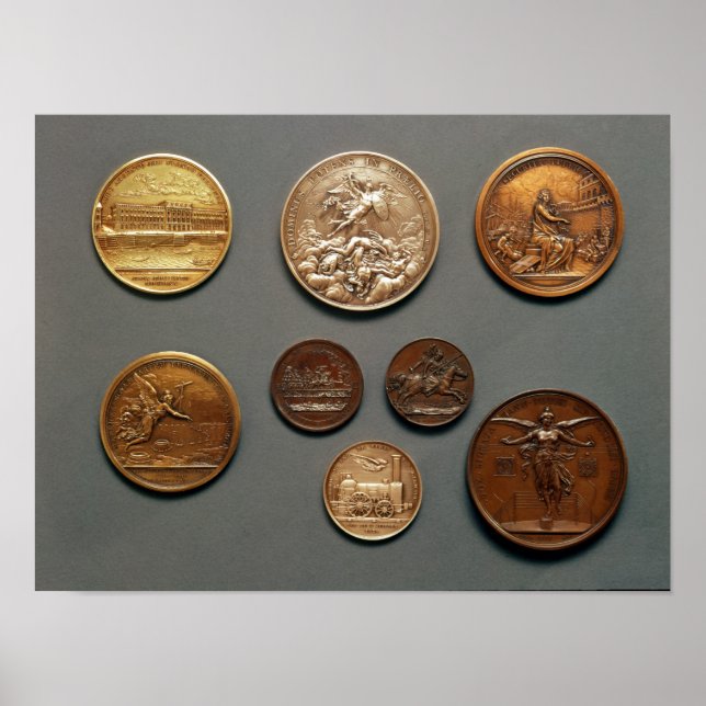 Auswahl der Medaillen Poster (Vorne)