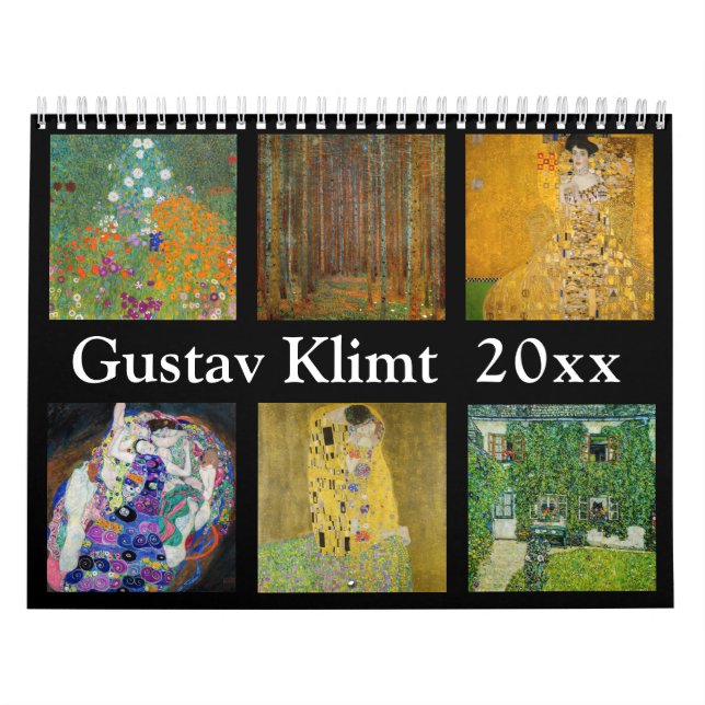 Auswahl der Meisterwerke von Gustav Klimt Kalender (Titelbild)