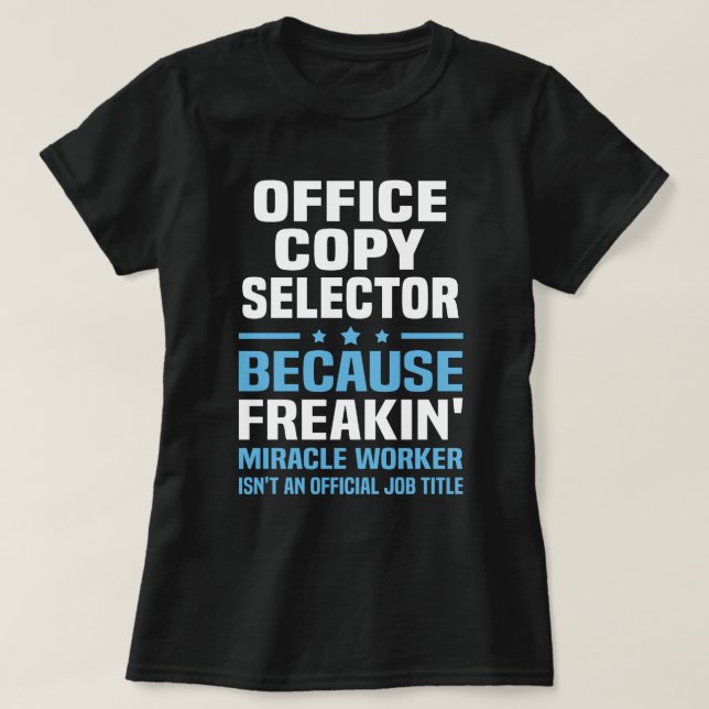 Auswahl der Office-Kopie T-Shirt (Design vorne)