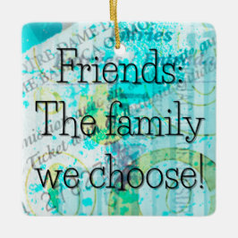 Auswahl des "Mixed Media Square"-Geschenktafels fü Keramikornament