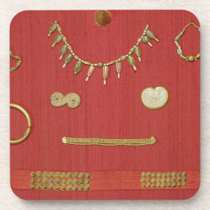 Auswahl des Schmucks, Harappa, 2300-1750 BC Getränkeuntersetzer