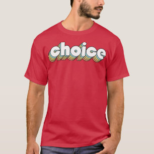Auswahl Retro-Regenbogentypografie verblasster Sti T-Shirt