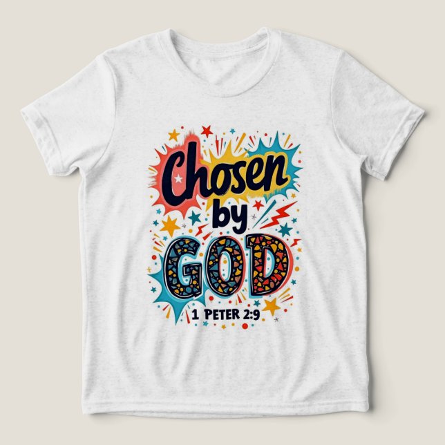 Auswahl Tri-Blend Shirt (Design Vorderseite)