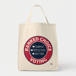 Auswahl und Siegel der Abstimmungen Tragetasche