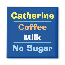 Auswahl von Drink, Milch und Zucker auf einer