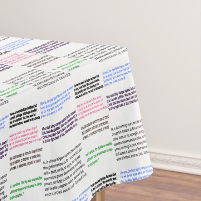 Auswahl von Römern 8 Tischdecke (Beispiel)