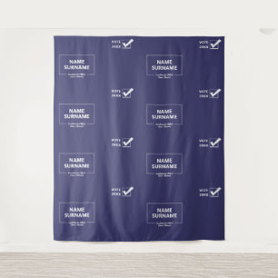 Auswahljahr Wahlentscheidung Ankreuzfeld Wiederhol Wandteppich