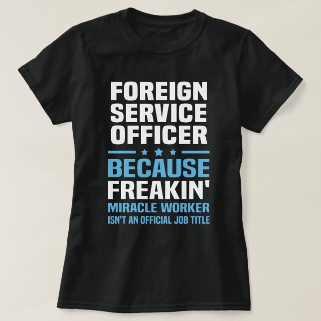 Auswärtiger Dienst T-Shirt (Design vorne)