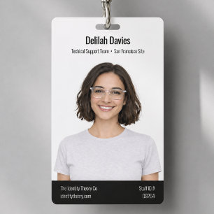 Ausweis 3x5 Foto   Individuelle Mitarbeiter-ID-Kar