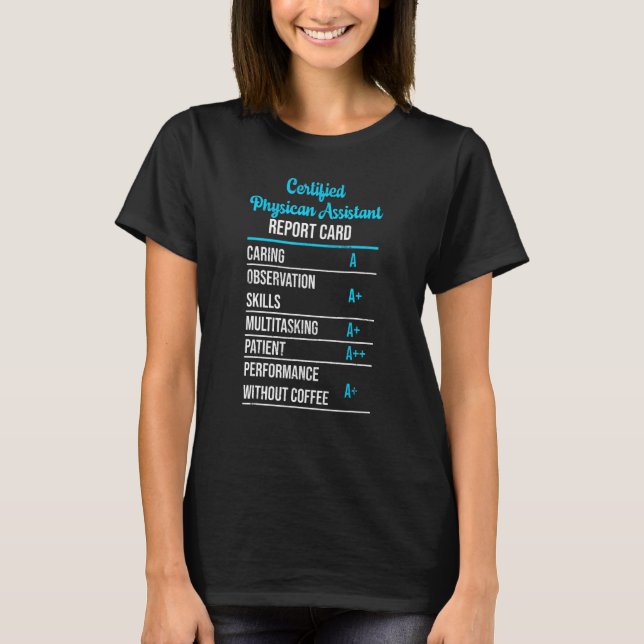 Ausweis des Arztassistenten T-Shirt (Vorderseite)