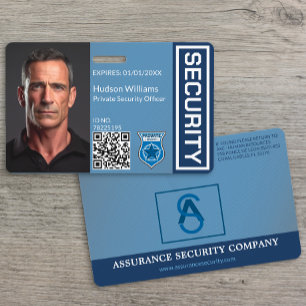 Ausweis mit Foto für private Sicherheitsmitarbeite