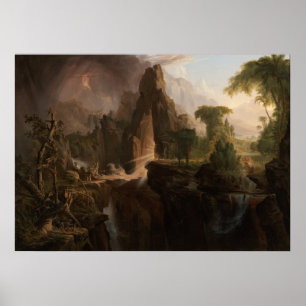 Ausweisung aus Eden (1828) — Thomas Cole Poster