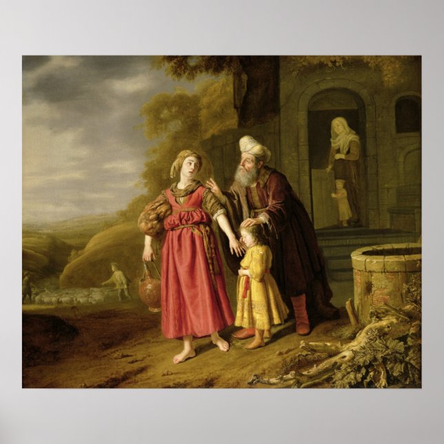 Ausweisung von Hagar und Ishmael, c.1644 Poster (Vorne)
