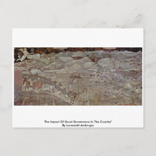 Auswirkungen einer verantwortungsvollen Staatsführ Postkarte